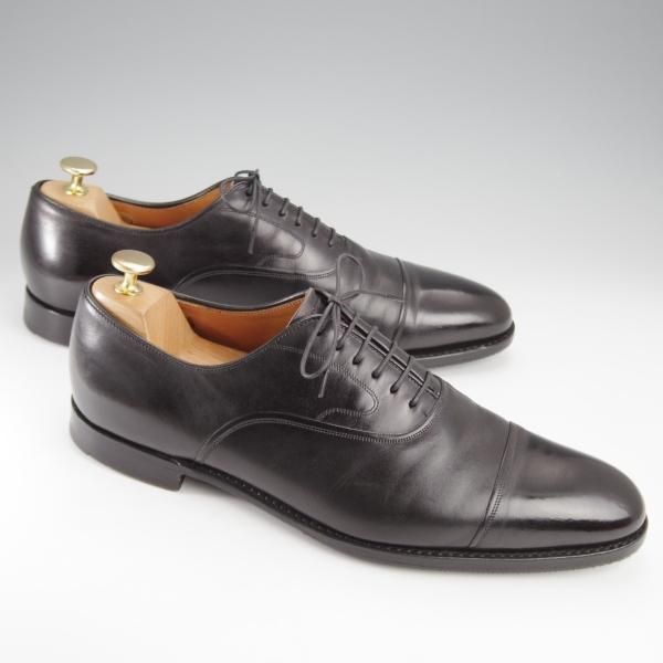 極上★チャーチ 90F/UK9【上級ライン★LAST137コレクション(2013年)/LAMPORT/ランポート】ストレートチップ/黒/メンズ/Church's★j550