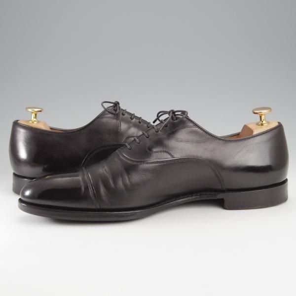 極上★チャーチ 90F/UK9【上級ライン★LAST137コレクション(2013年)/LAMPORT/ランポート】ストレートチップ/黒/メンズ/Church's★j550