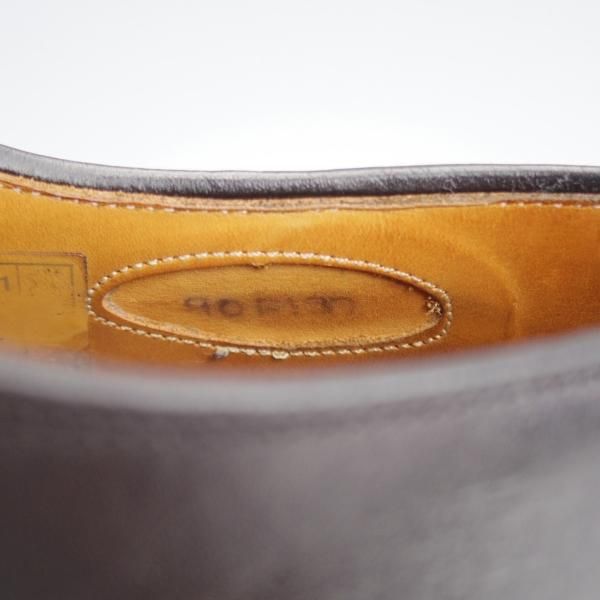 極上★チャーチ 90F/UK9【上級ライン★LAST137コレクション(2013年)/LAMPORT/ランポート】ストレートチップ/黒/メンズ/Church's★j550