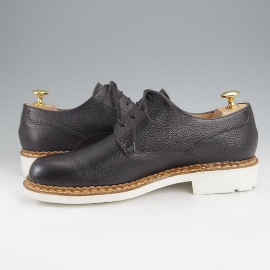 未使用★パラブーツ SIZE 6【貴重★キルト付き/District/ユナイテッドアローズ別注/PERRIAND】District/プレーントゥ/黒/Paraboot★j581