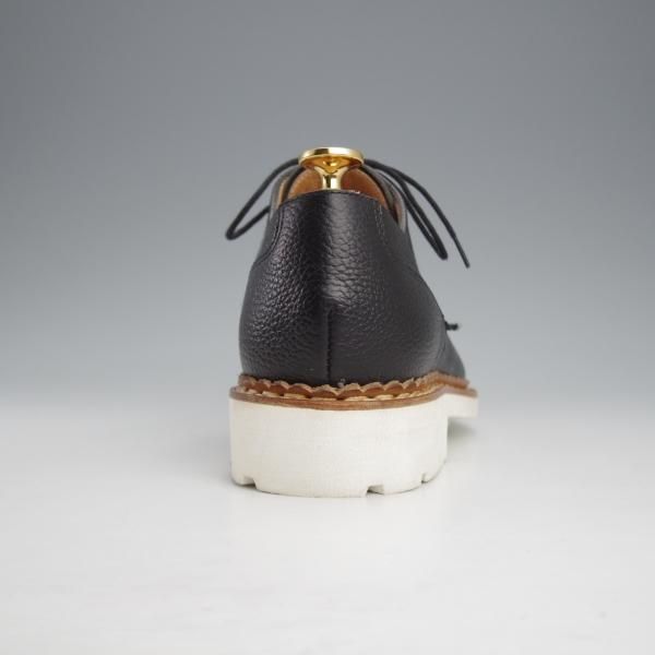 未使用★パラブーツ SIZE 6【貴重★キルト付き/District/ユナイテッドアローズ別注/PERRIAND】District/プレーントゥ/黒/Paraboot★j581