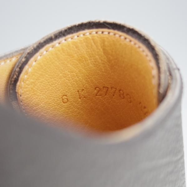 未使用★パラブーツ SIZE 6【貴重★キルト付き/District/ユナイテッドアローズ別注/PERRIAND】District/プレーントゥ/黒/Paraboot★j581