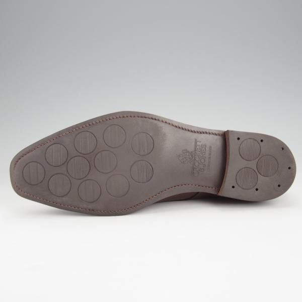 ★クロケット&ジョーンズ 6.5E【定価￥104,500-★LOWNDES/ラウンズ】348ラスト/CITYソール/ダブルモンク/濃茶/Crockett&Jones★j585