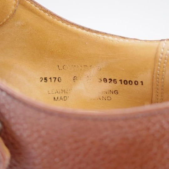 ★クロケット&ジョーンズ 6.5E【定価￥104,500-★LOWNDES/ラウンズ】348ラスト/CITYソール/ダブルモンク/濃茶/Crockett&Jones★j585