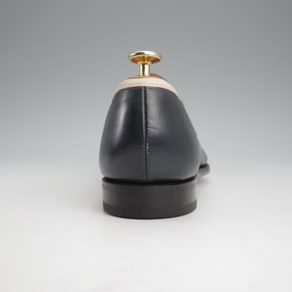 未使用★クロケット&ジョーンズ 6.5D【ハンドグレードライン★コンビ仕様/BARNET】363ラスト/ローファー/カーフ/Crockett&Jones★j586