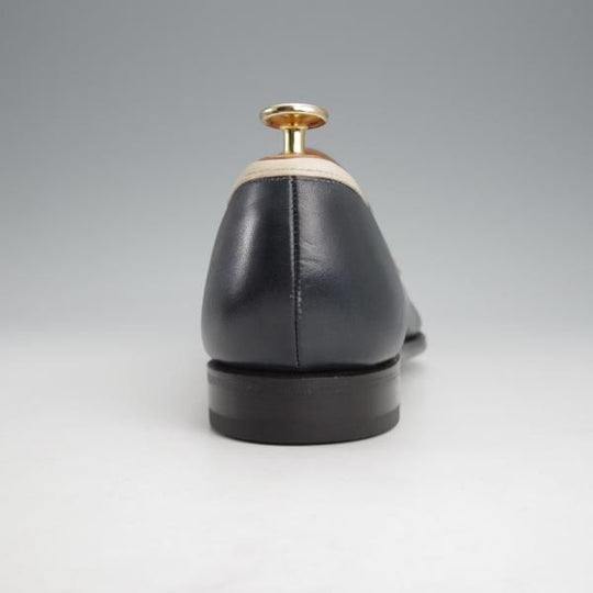 未使用★クロケット&ジョーンズ 6.5D【ハンドグレードライン★コンビ仕様/BARNET】363ラスト/ローファー/カーフ/Crockett&Jones★j586