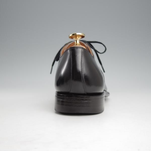 美品★スコッチグレイン 25E【合計定価￥63,800-★純正シューツリー付き/948/インペリアルブラック2】パンチドキャップトゥ/黒★j589