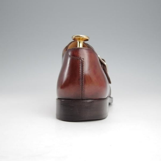 ★(仏)ベルルッティ SIZE 6【★ヴェネチアレザー/モンクストラップ】濃茶/メンズ/Berluti★j590