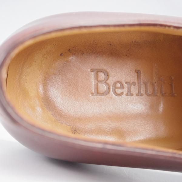 ★(仏)ベルルッティ SIZE 6【★ヴェネチアレザー/モンクストラップ】濃茶/メンズ/Berluti★j590