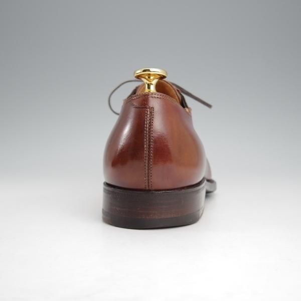 ★(仏)Corthay/コルテ SIZE 6【定価20万円程度★EASY/イージー/ホールカット】サイドエラスティック/カーフ/茶/メンズ★j592