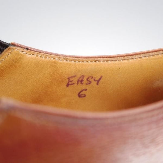 ★(仏)Corthay/コルテ SIZE 6【定価20万円程度★EASY/イージー/ホールカット】サイドエラスティック/カーフ/茶/メンズ★j592