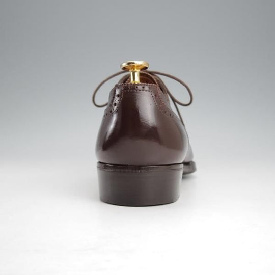 ★(英)ガジアーノ&ガーリング 7E【現行定価20万円以上★HARROW/クォーターブローグ】GG06ラスト/カーフ/濃茶/メンズ/GAZIANO&GIRLING★j593