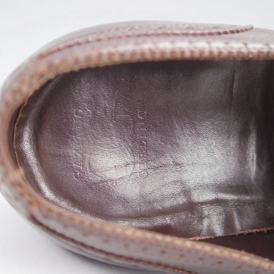 ★(英)ガジアーノ&ガーリング 7E【現行定価20万円以上★HARROW/クォーターブローグ】GG06ラスト/カーフ/濃茶/メンズ/GAZIANO&GIRLING★j593