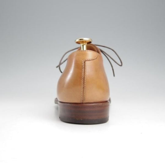 極上★(仏)ベルルッティ SIZE 6.5【★ホールカット/ヴェネチアレザー】オックスフォードシューズ/薄茶/メンズ/Berluti★j594