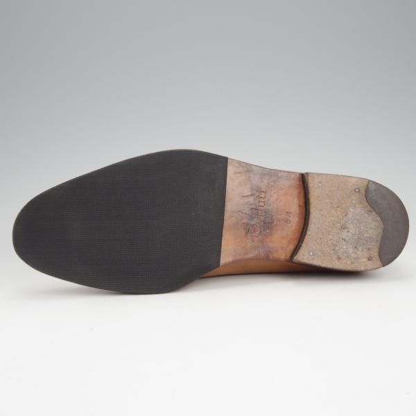 極上★(仏)ベルルッティ SIZE 6.5【★ホールカット/ヴェネチアレザー】オックスフォードシューズ/薄茶/メンズ/Berluti★j594
