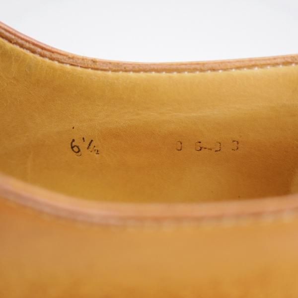 極上★(仏)ベルルッティ SIZE 6.5【★ホールカット/ヴェネチアレザー】オックスフォードシューズ/薄茶/メンズ/Berluti★j594