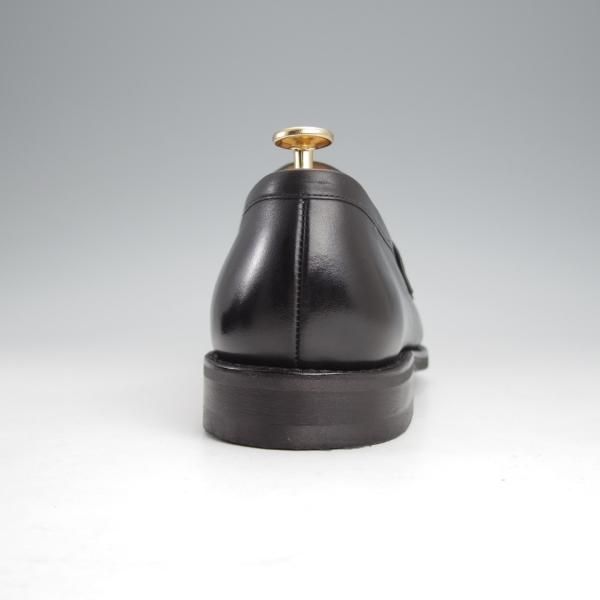 極美品★パラブーツ SIZE 7【定価￥84,700-★アドニス/ADONIS】コインローファー/カーフ/黒/メンズ/Paraboot★j595