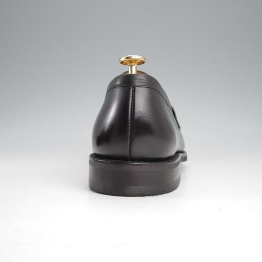 極美品★パラブーツ SIZE 7【定価￥84,700-★アドニス/ADONIS】コインローファー/カーフ/黒/メンズ/Paraboot★j595