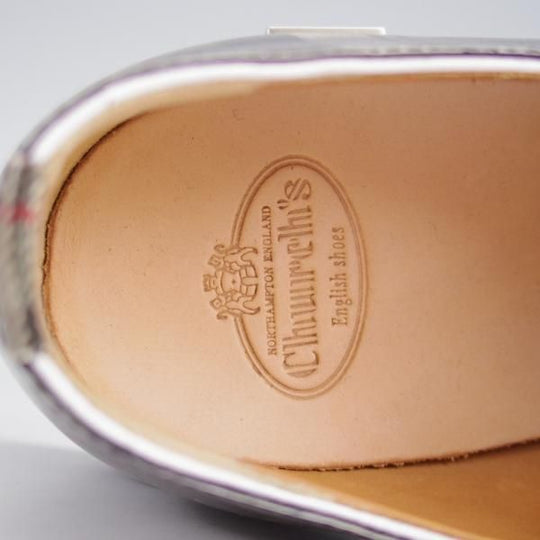 極美品★チャーチ(レディース) SIZE 36.5【貴重★タータンチェックのシャノン/SHANNON 6】プレーントゥ/Church's★j597