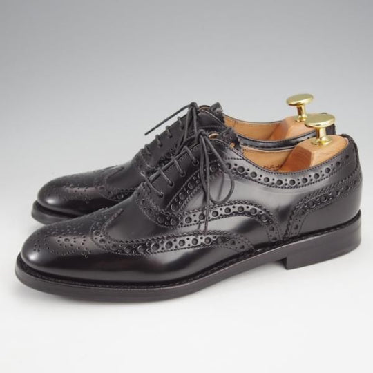 新品★チャーチ(レディース) SIZE 35.5【定価￥176,000-★バーウッド/BURWOOD WG】ポリッシュドバインダーカーフ/黒/Church's★j598