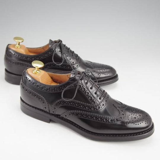 新品★チャーチ(レディース) SIZE 35.5【定価￥176,000-★バーウッド/BURWOOD WG】ポリッシュドバインダーカーフ/黒/Church's★j598