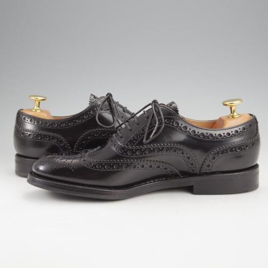 新品★チャーチ(レディース) SIZE 35.5【定価￥176,000-★バーウッド/BURWOOD WG】ポリッシュドバインダーカーフ/黒/Church's★j598