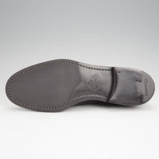 新品★チャーチ(レディース) SIZE 35.5【定価￥176,000-★バーウッド/BURWOOD WG】ポリッシュドバインダーカーフ/黒/Church's★j598