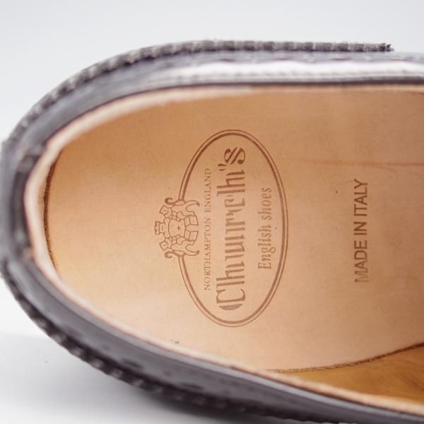 新品★チャーチ(レディース) SIZE 35.5【定価￥176,000-★バーウッド/BURWOOD WG】ポリッシュドバインダーカーフ/黒/Church's★j598