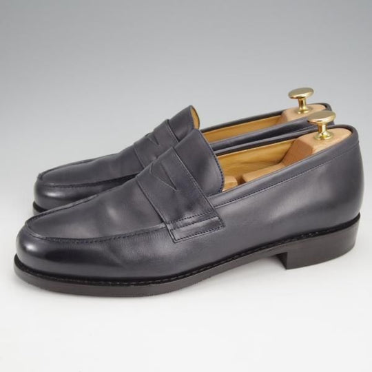 極上★パラブーツ SIZE 7【現行定価￥84,700-★アドニス/ADONIS/ビームスF別注】コインローファー/カーフ/紺/BEAMS F/Paraboot★j600