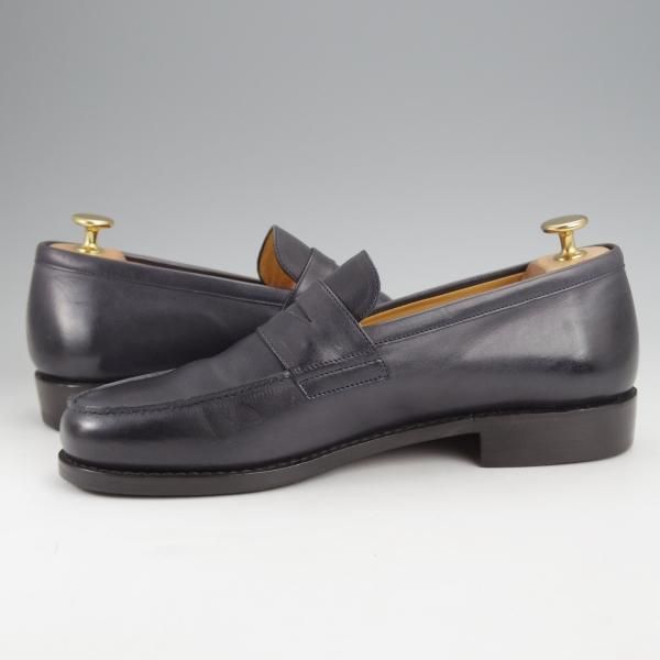 極上★パラブーツ SIZE 7【現行定価￥84,700-★アドニス/ADONIS/ビームスF別注】コインローファー/カーフ/紺/BEAMS F/Paraboot★j600