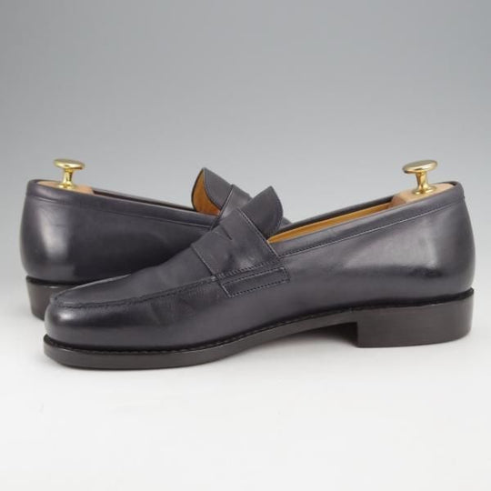 極上★パラブーツ SIZE 7【現行定価￥84,700-★アドニス/ADONIS/ビームスF別注】コインローファー/カーフ/紺/BEAMS F/Paraboot★j600