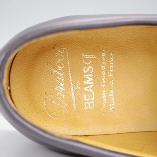 極上★パラブーツ SIZE 7【現行定価￥84,700-★アドニス/ADONIS/ビームスF別注】コインローファー/カーフ/紺/BEAMS F/Paraboot★j600