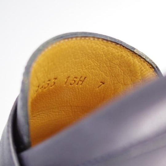 極上★パラブーツ SIZE 7【現行定価￥84,700-★アドニス/ADONIS/ビームスF別注】コインローファー/カーフ/紺/BEAMS F/Paraboot★j600