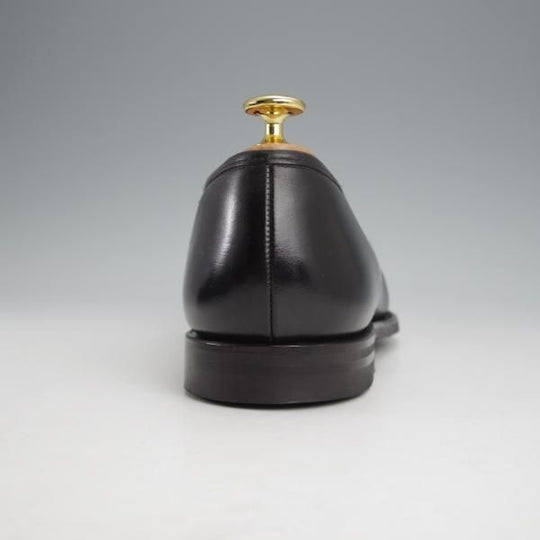 美品★クロケット&ジョーンズ 9E【定価￥90,200-★BROOKLYN/バーニーズNY別注】391ラスト/コインローファー/黒/Crockett&Jones★j601