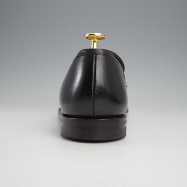 美品★クロケット&ジョーンズ 9E【定価￥90,200-★BROOKLYN/バーニーズNY別注】391ラスト/コインローファー/黒/Crockett&Jones★j601