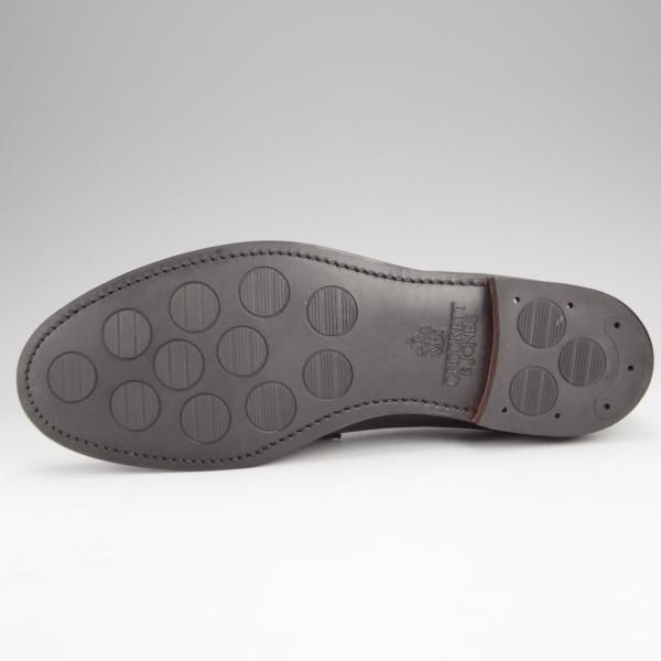 美品★クロケット&ジョーンズ 9E【定価￥90,200-★BROOKLYN/バーニーズNY別注】391ラスト/コインローファー/黒/Crockett&Jones★j601