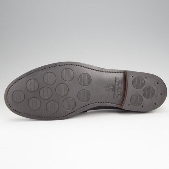 美品★クロケット&ジョーンズ 9E【定価￥90,200-★BROOKLYN/バーニーズNY別注】391ラスト/コインローファー/黒/Crockett&Jones★j601