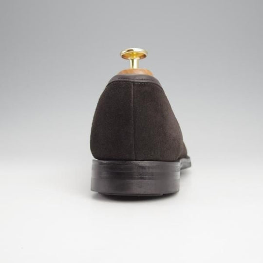 極美品★クロケット&ジョーンズ 8.5E【定価￥92,400-★ダイナイトソール/BOSTON 2】376ラスト/コインローファー/Crockett&Jones★j602