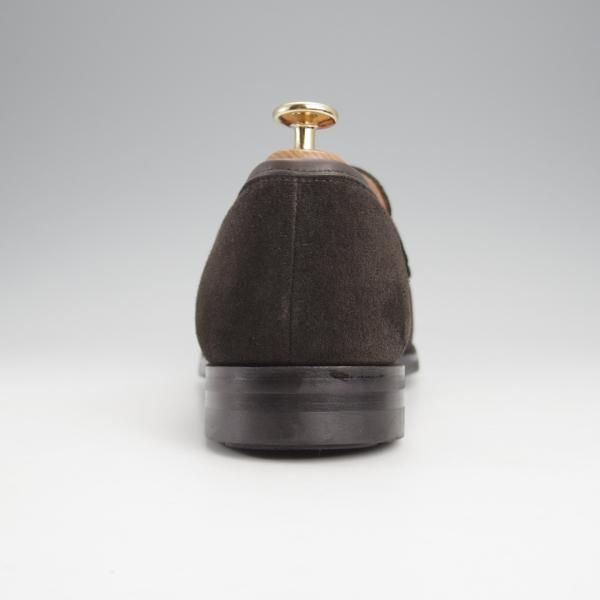 極美品★クロケット&ジョーンズ 8.5E【定価￥92,400-★ダイナイトソール/BOSTON 2】376ラスト/コインローファー/Crockett&Jones★j602