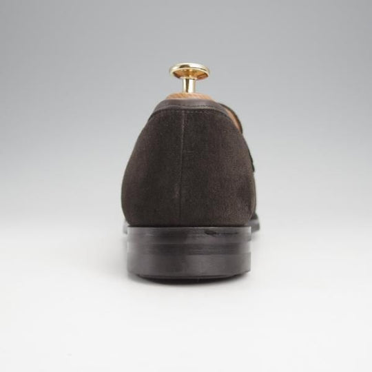 極美品★クロケット&ジョーンズ 8.5E【定価￥92,400-★ダイナイトソール/BOSTON 2】376ラスト/コインローファー/Crockett&Jones★j602