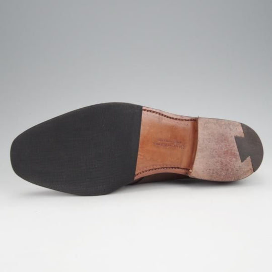 極上★クロケット&ジョーンズ 6E【★モンクストラップ/PORTSMOUTH】318ラスト/カーフ/茶/メンズ/Crockett&Jones★j604