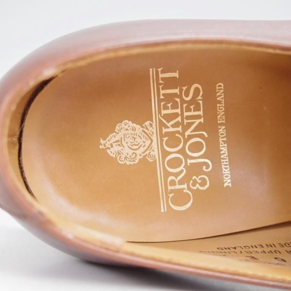 極上★クロケット&ジョーンズ 6E【★モンクストラップ/PORTSMOUTH】318ラスト/カーフ/茶/メンズ/Crockett&Jones★j604