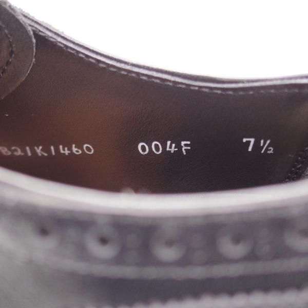 ★シェットランドフォックス SIZE 7.5【定価￥44,000-★ダイナイトソール仕様/コベントリー】004F/セミブローグ/黒/Shetlandfox★j609