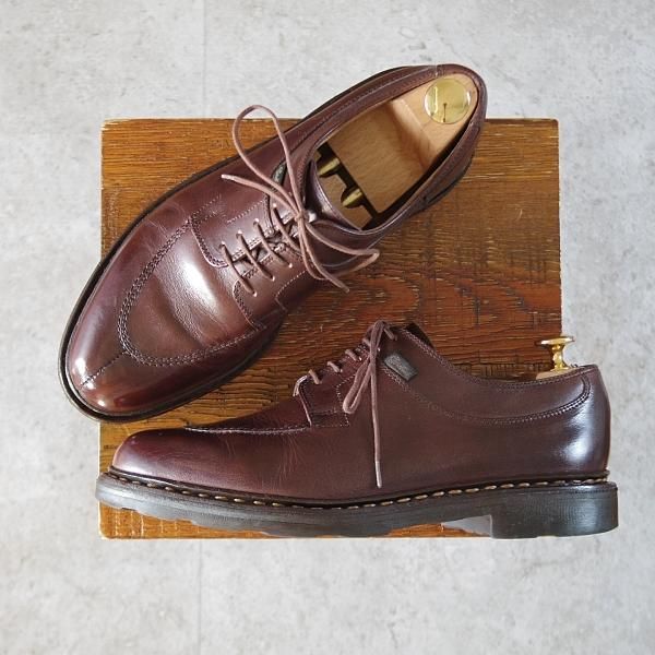 極上★パラブーツ SIZE 6.5【定価￥79,200-★アヴィニョン/AVIGNON】グリフソール/リスレザー/Uチップ/CAFE/カフェ/Paraboot★j610