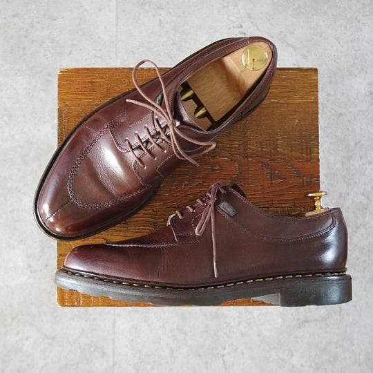 極上★パラブーツ SIZE 6.5【定価￥79,200-★アヴィニョン/AVIGNON】グリフソール/リスレザー/Uチップ/CAFE/カフェ/Paraboot★j610