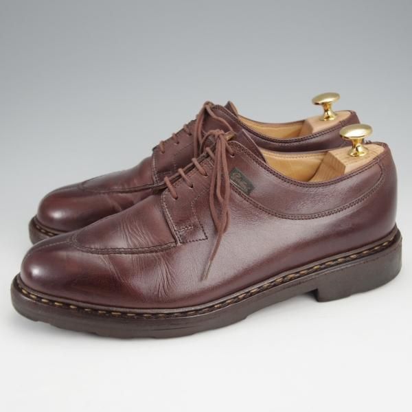 極上★パラブーツ SIZE 6.5【定価￥79,200-★アヴィニョン/AVIGNON】グリフソール/リスレザー/Uチップ/CAFE/カフェ/Paraboot★j610