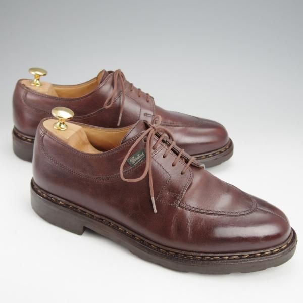 極上★パラブーツ SIZE 6.5【定価￥79,200-★アヴィニョン/AVIGNON】グリフソール/リスレザー/Uチップ/CAFE/カフェ/Paraboot★j610