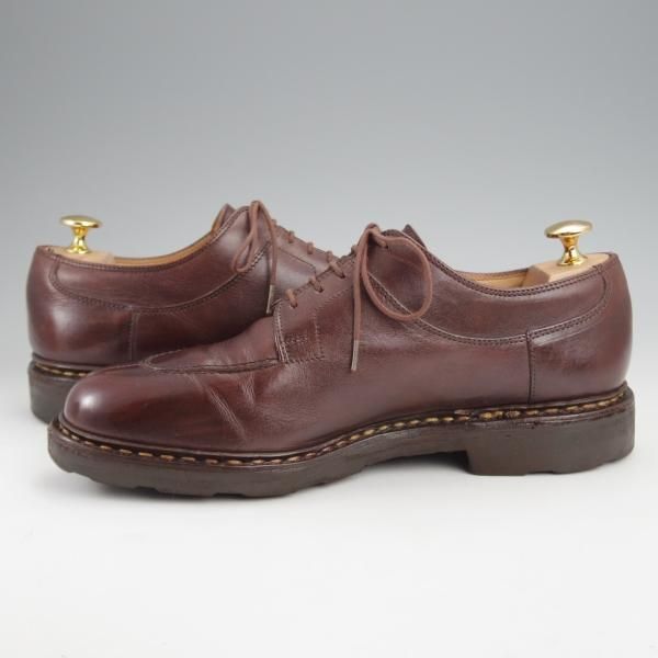 極上★パラブーツ SIZE 6.5【定価￥79,200-★アヴィニョン/AVIGNON】グリフソール/リスレザー/Uチップ/CAFE/カフェ/Paraboot★j610