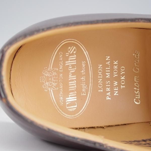 極美品★チャーチ 65G/UK6.5【定価￥231,000-★コードバン仕様/CONSUL/173ラスト】コンサル/赤茶/バーガンディー/Church's★j620