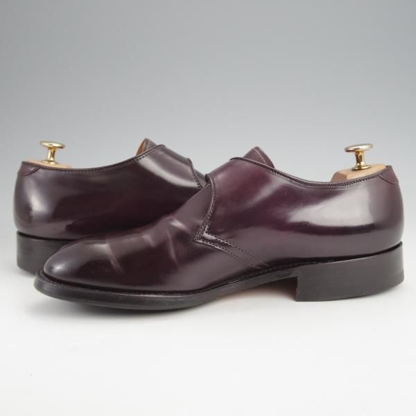 極美品★オールデン 7D【定価￥170,500-★コードバン仕様/モディファイドラスト】1878/モンクストラップ/#8/バーガンディー/ALDEN★j621